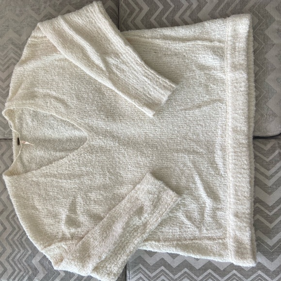 Free People Sweaters - Free People Fluffy White Sweater